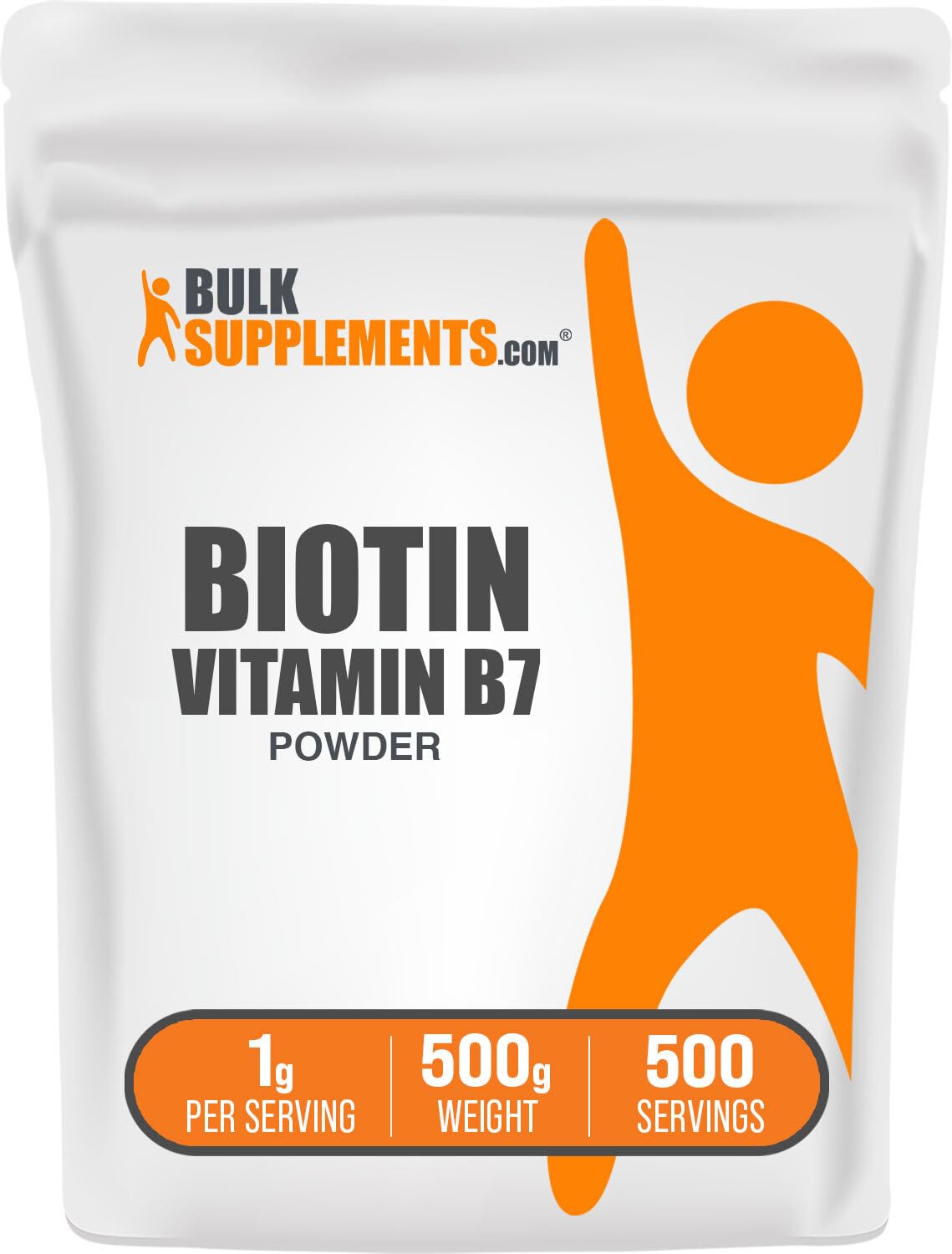 BulkSupplements Biotin 10000mcg Powder, 17.64 oz