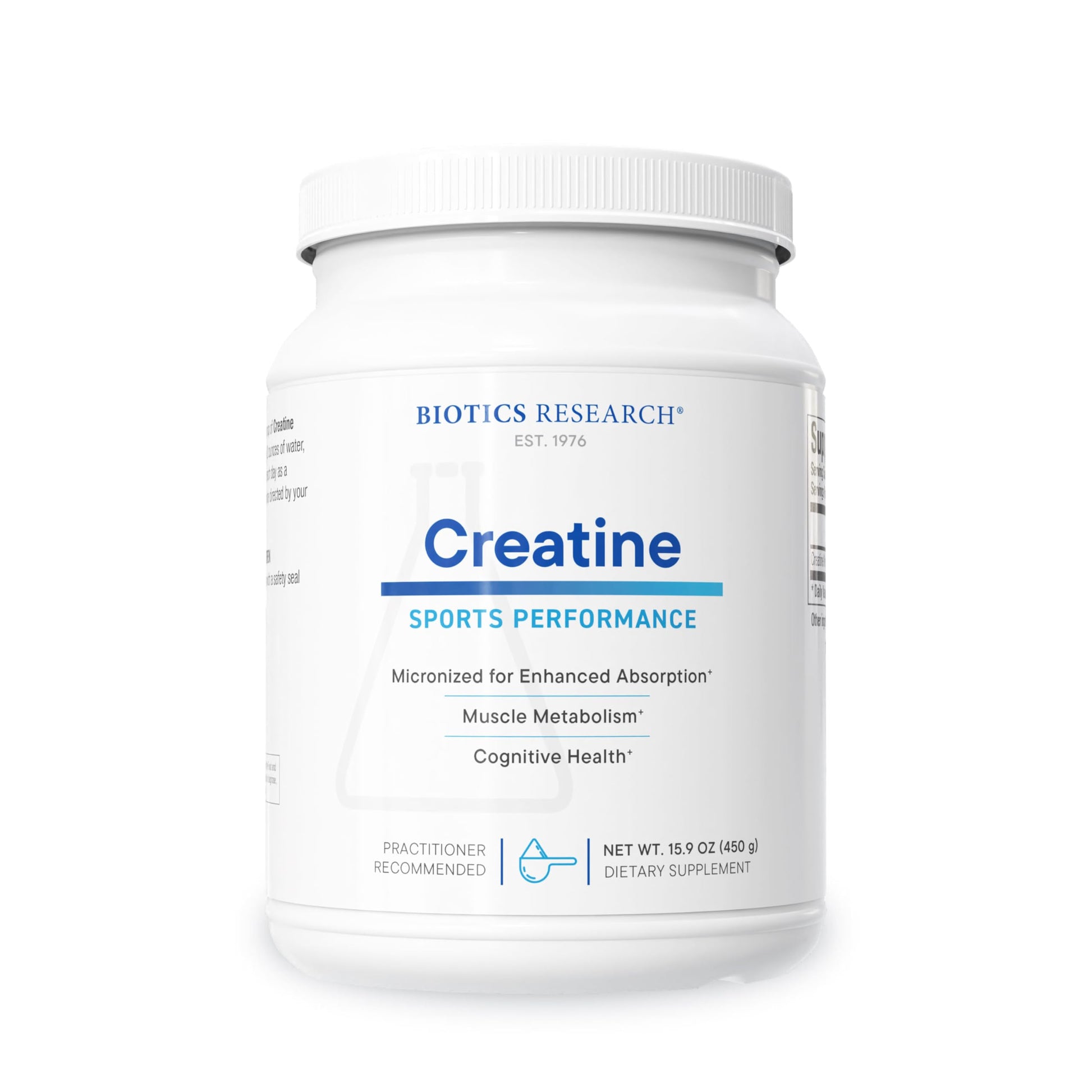 Biotics Research Creatine 5g Micronized Creatine Monohydrate Powder 15.9 oz