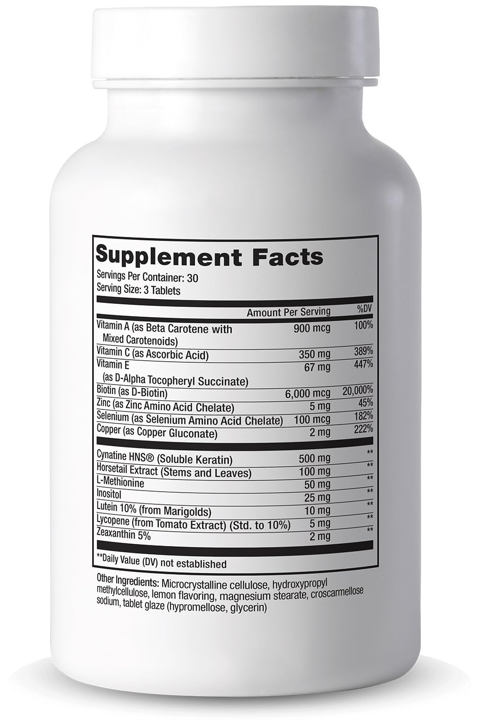 Cooper Complete Dermatologic Health, Skin Hair & Nails Biotin Tablets 180