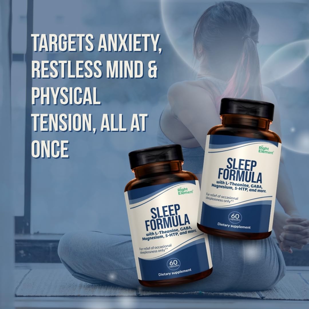RIGHT ELEMENT Sleep Formula Capsule, 60 Count