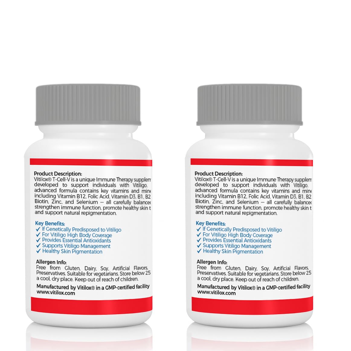 Vitilox Vitiligo T-Cell-V Immune Therapy Capsules, 120 Capsules