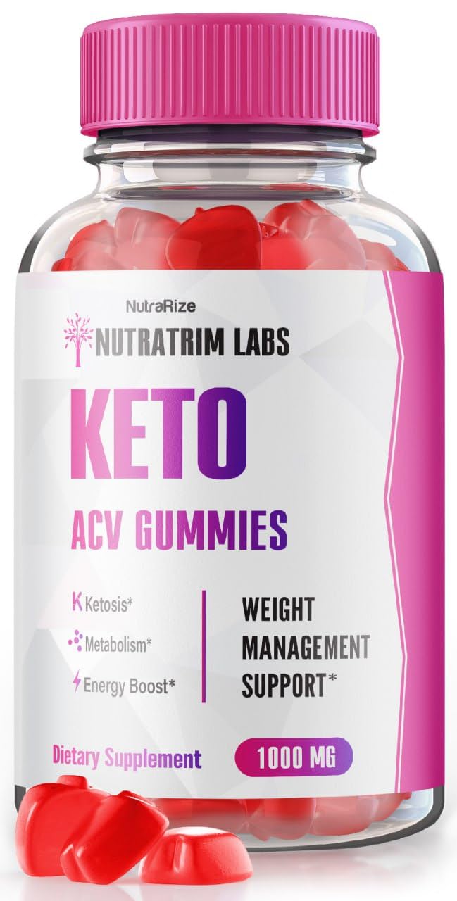 NutraRize Nutratrim Labs Keto ACV Gummies 60 Count