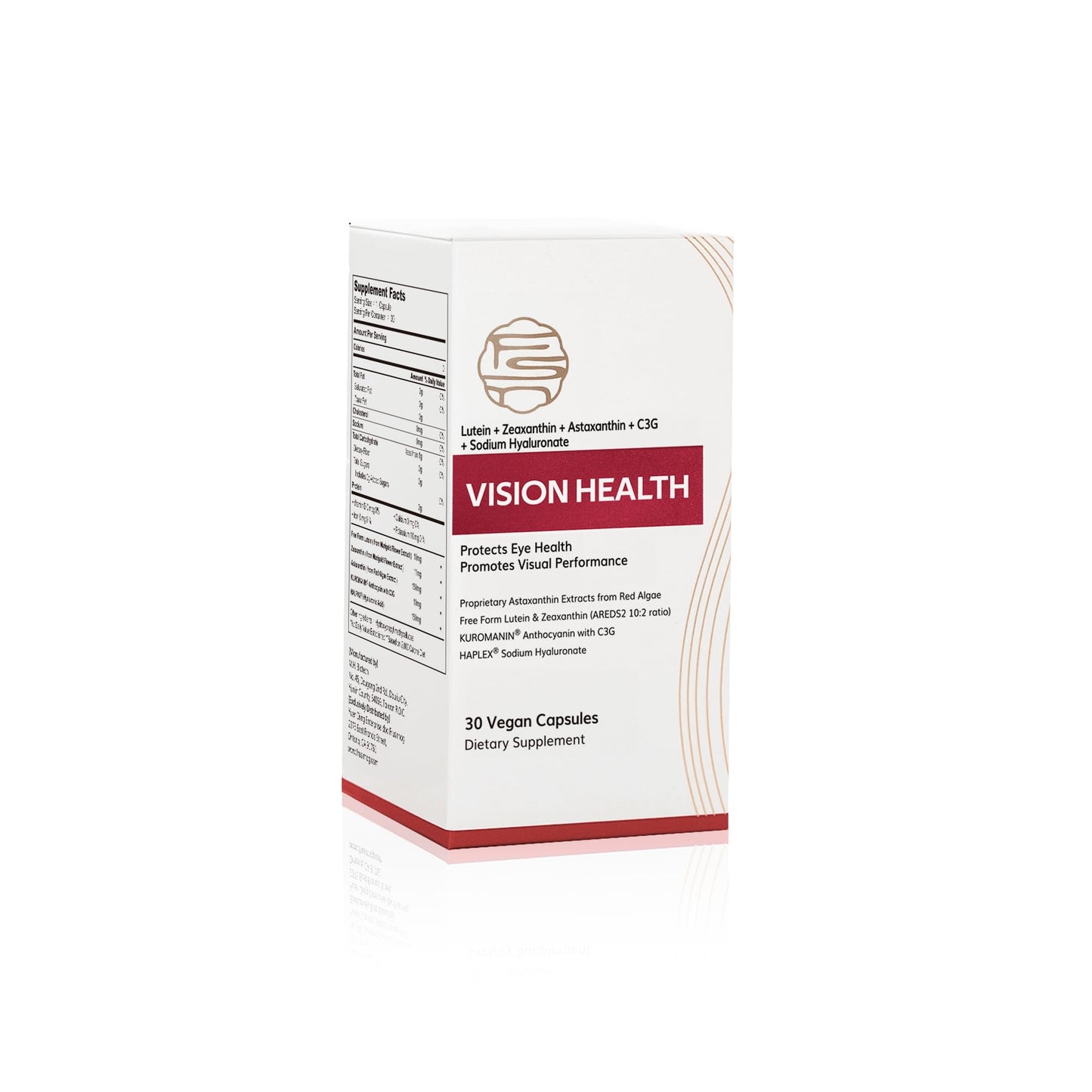 FSN Vision Health Lutein: Zeaxanthin (10:2) + Astaxanthin with Red Algae Extract, 30 Capsules