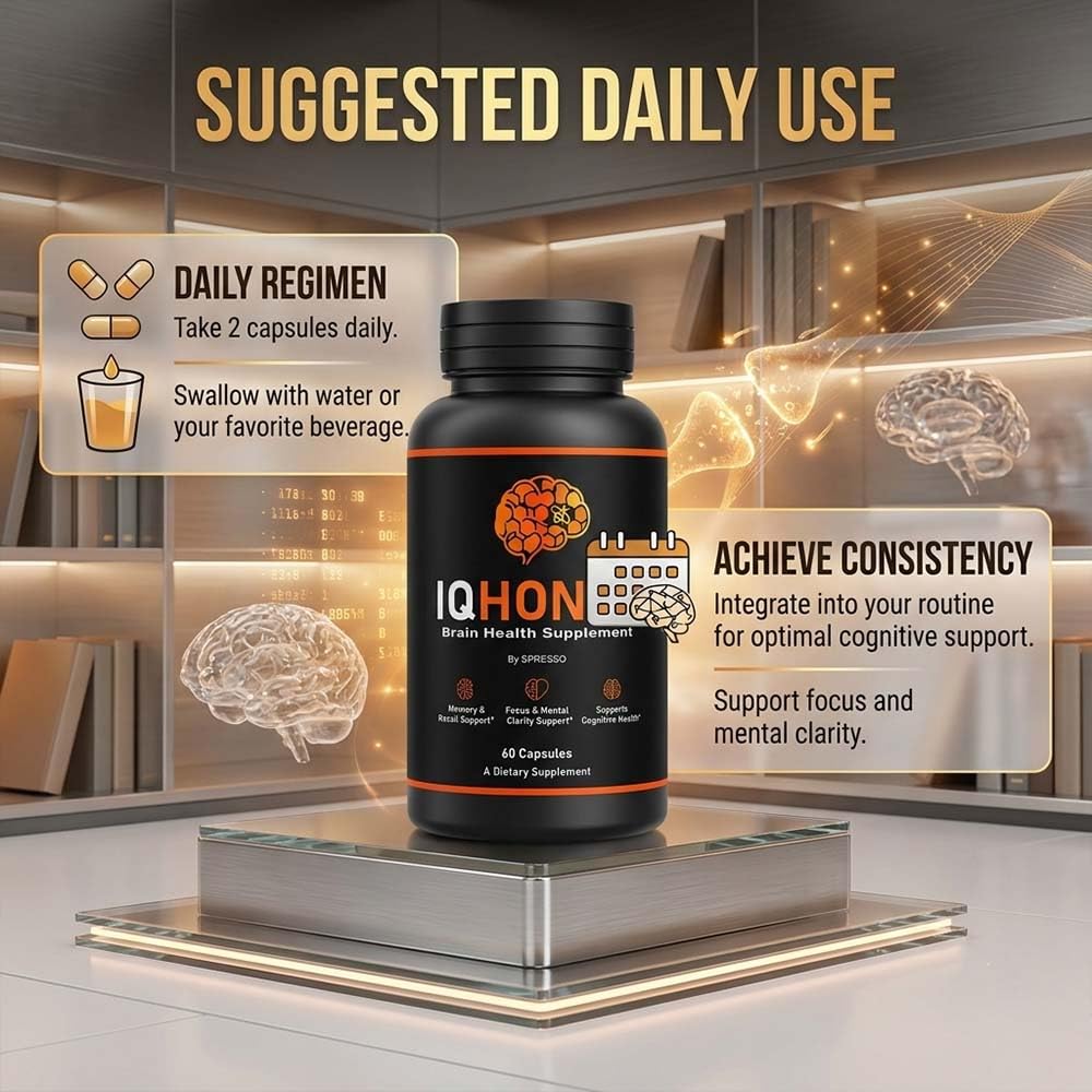 SPRESSO IQ Honey Supplement Pills for Daily Wellness Capsules 300
