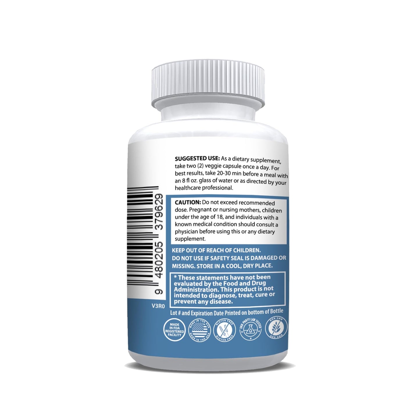 StarPass Labs Vision Formula Advanced Eye Health Vitamin & Mineral Supplements, 60 Capsules