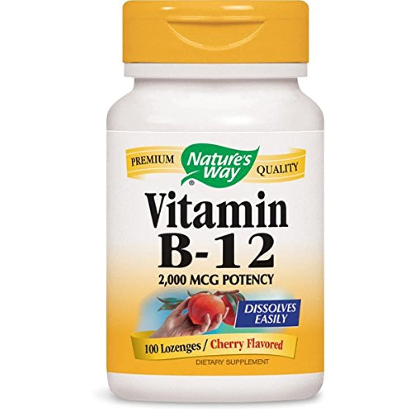 Nature's Way B-12 2000mcg Sublingual Lozenge, 100 Count