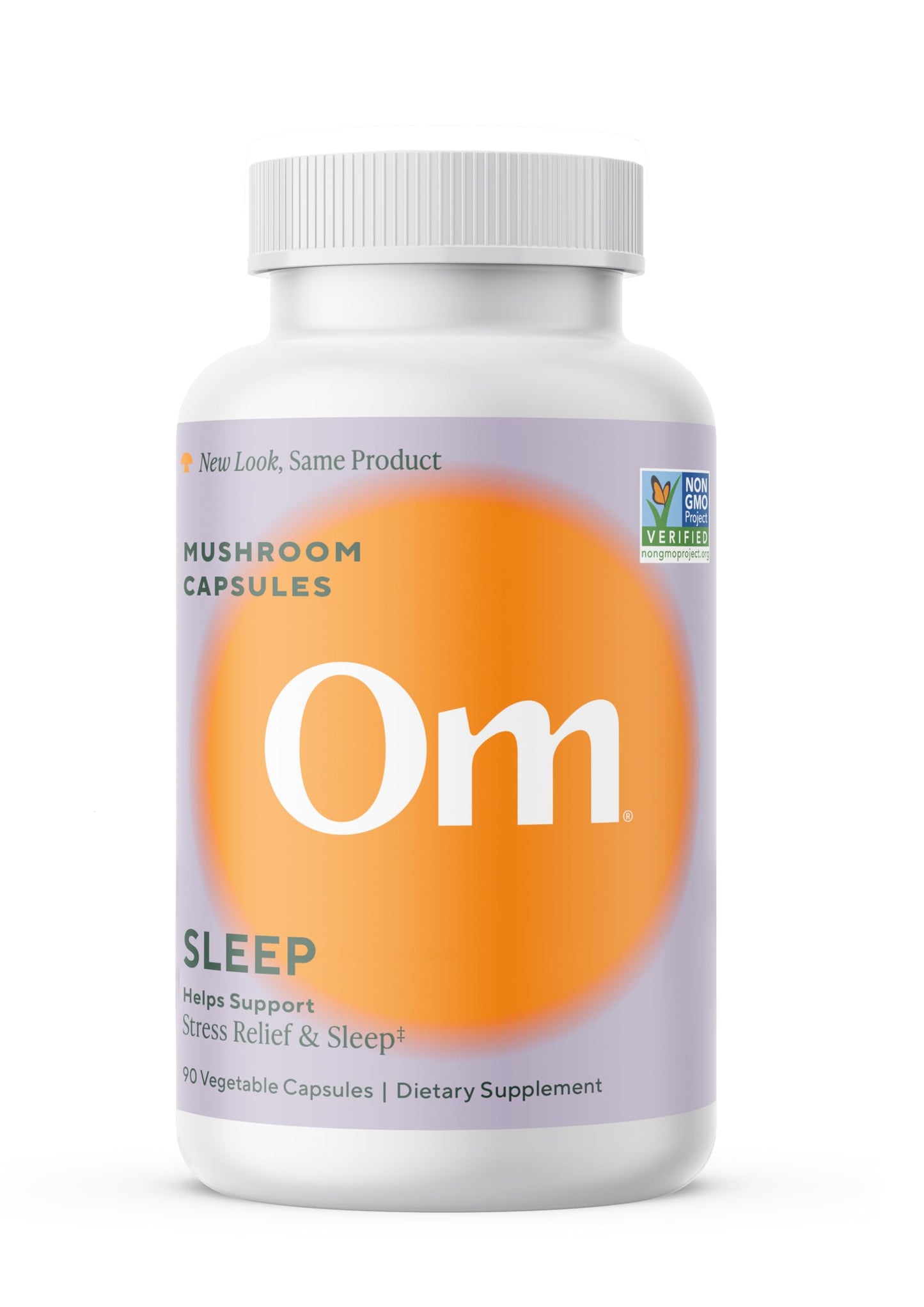 OM MUSHROOM SUPERFOOD Sleep Mushroom Capsules Superfood Supplement, 90 Count