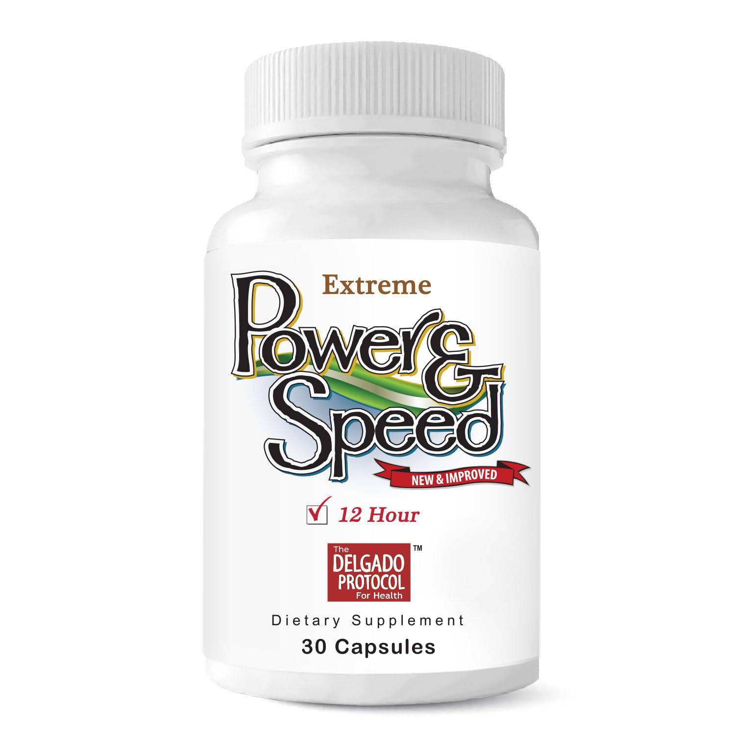 The Delgado Protocol for Health Power & Speed Capsule, 30 Capsules