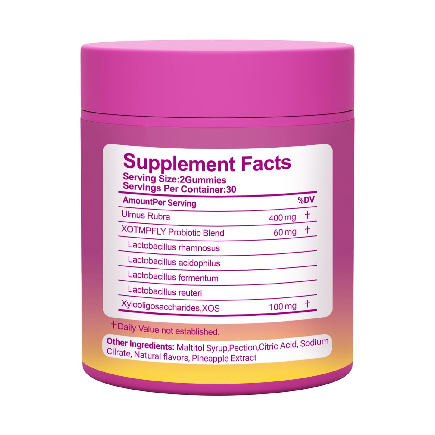 XOTMPFLY Her Juicy Feminine Probiotics Gummies 60 Count