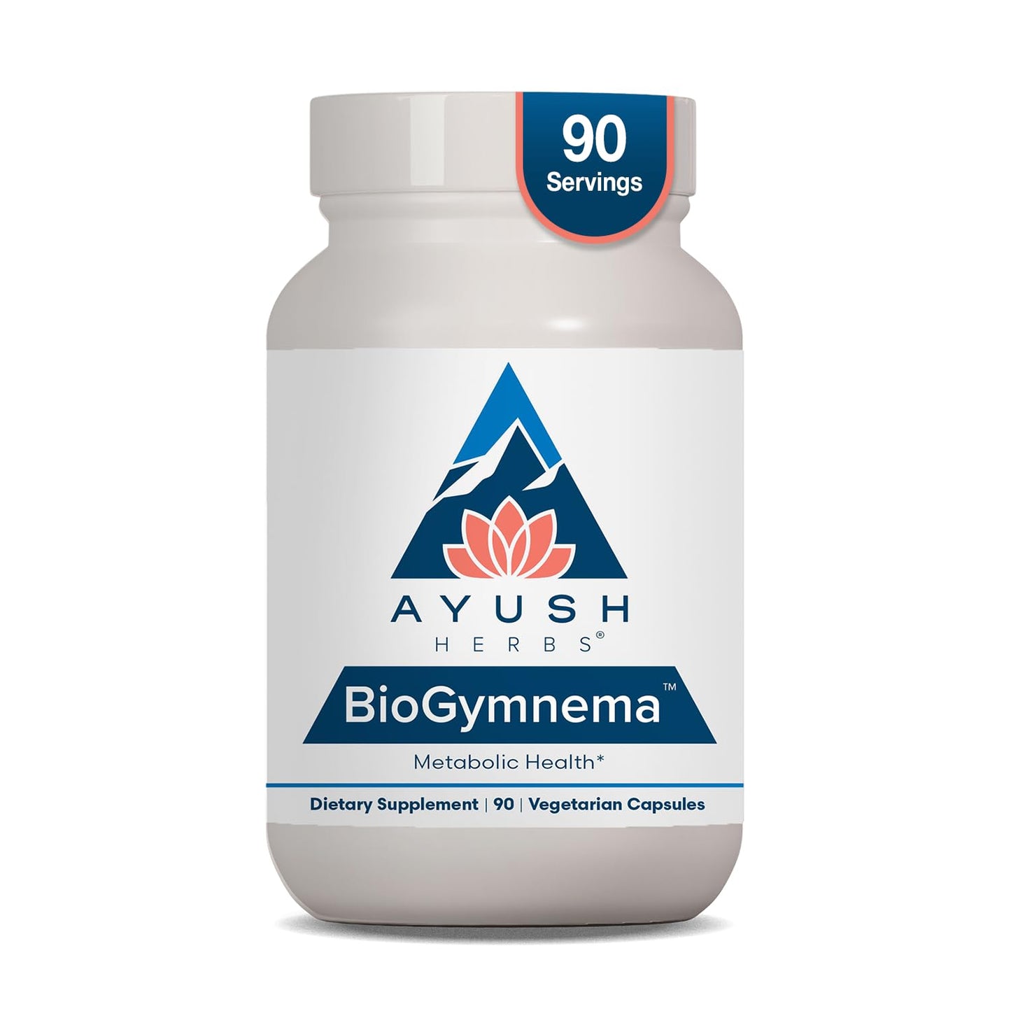 Ayush Herbs BioGymnema Metabolic Vitamin & Herb Blend Capsule 90 Count