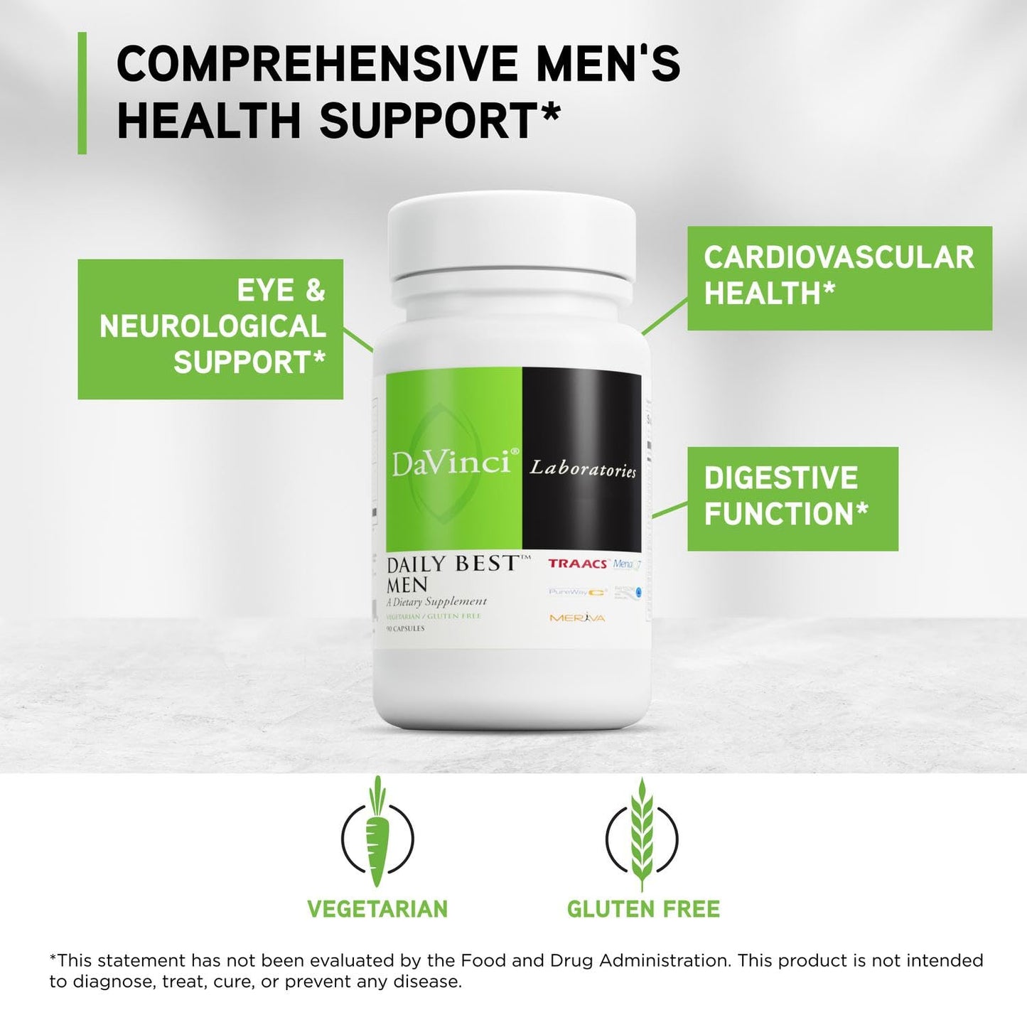 DAVINCI Daily Best Men Multivitamin Capsule 90 Count