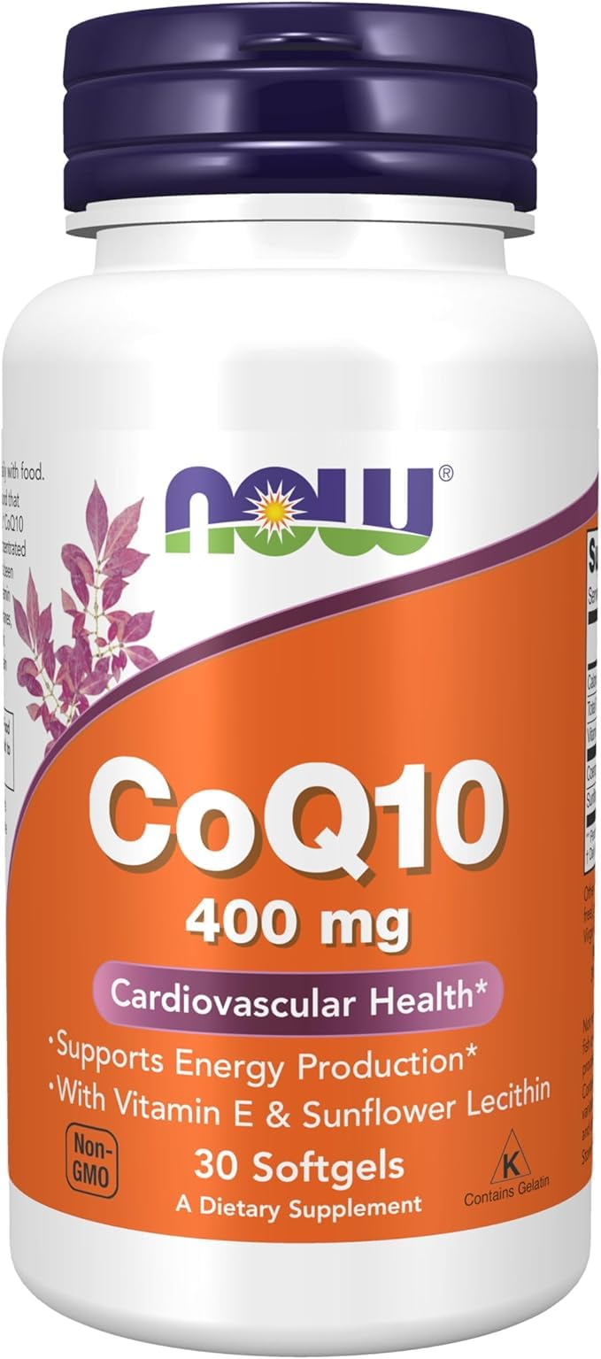 NOW Foods CoQ10 Capsule 400 mg, 2-pack