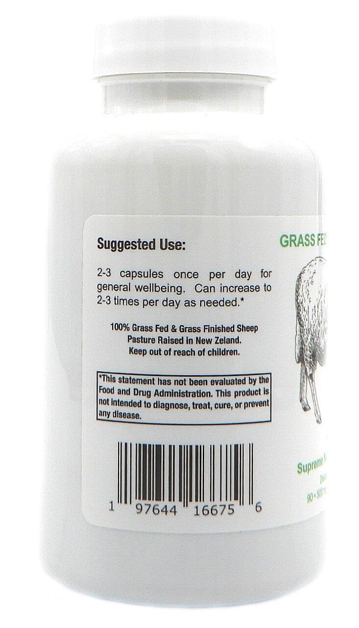 Supreme Nutrition Products Sheep Thymus Capsule, 90 Capsules