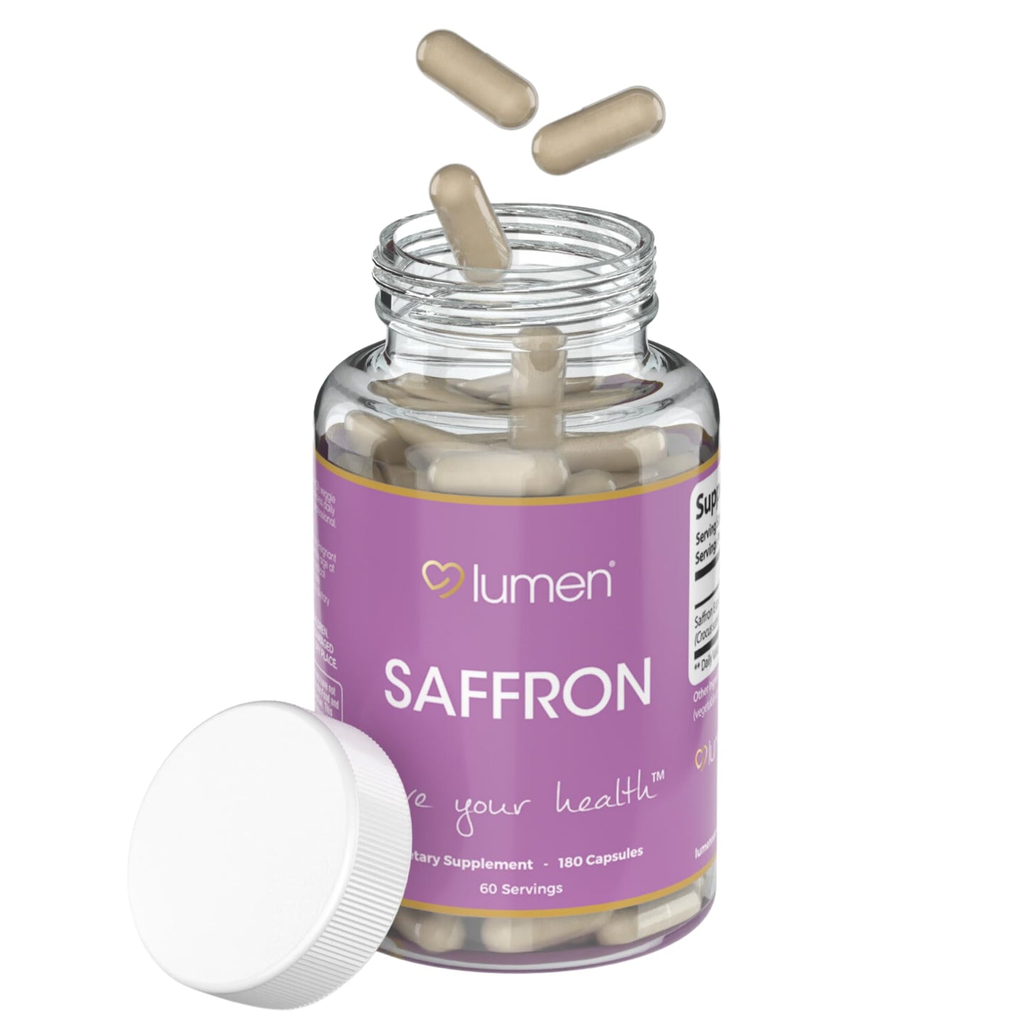 Lumen Naturals Saffron for Women 180 Capsules