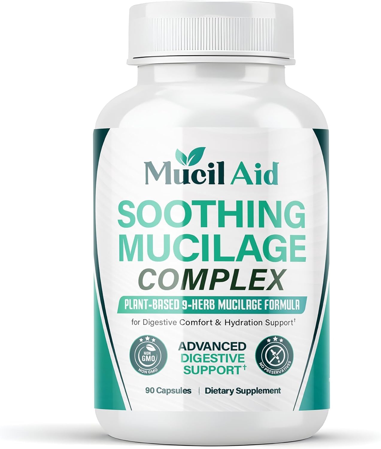 Mucil Aid Digestive Support Capsules 90 Count