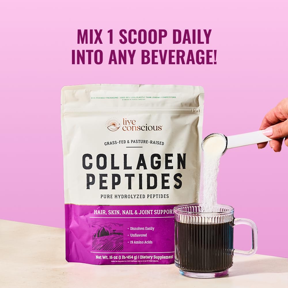 Live Conscious Collagen Peptides Powder Bundle 44