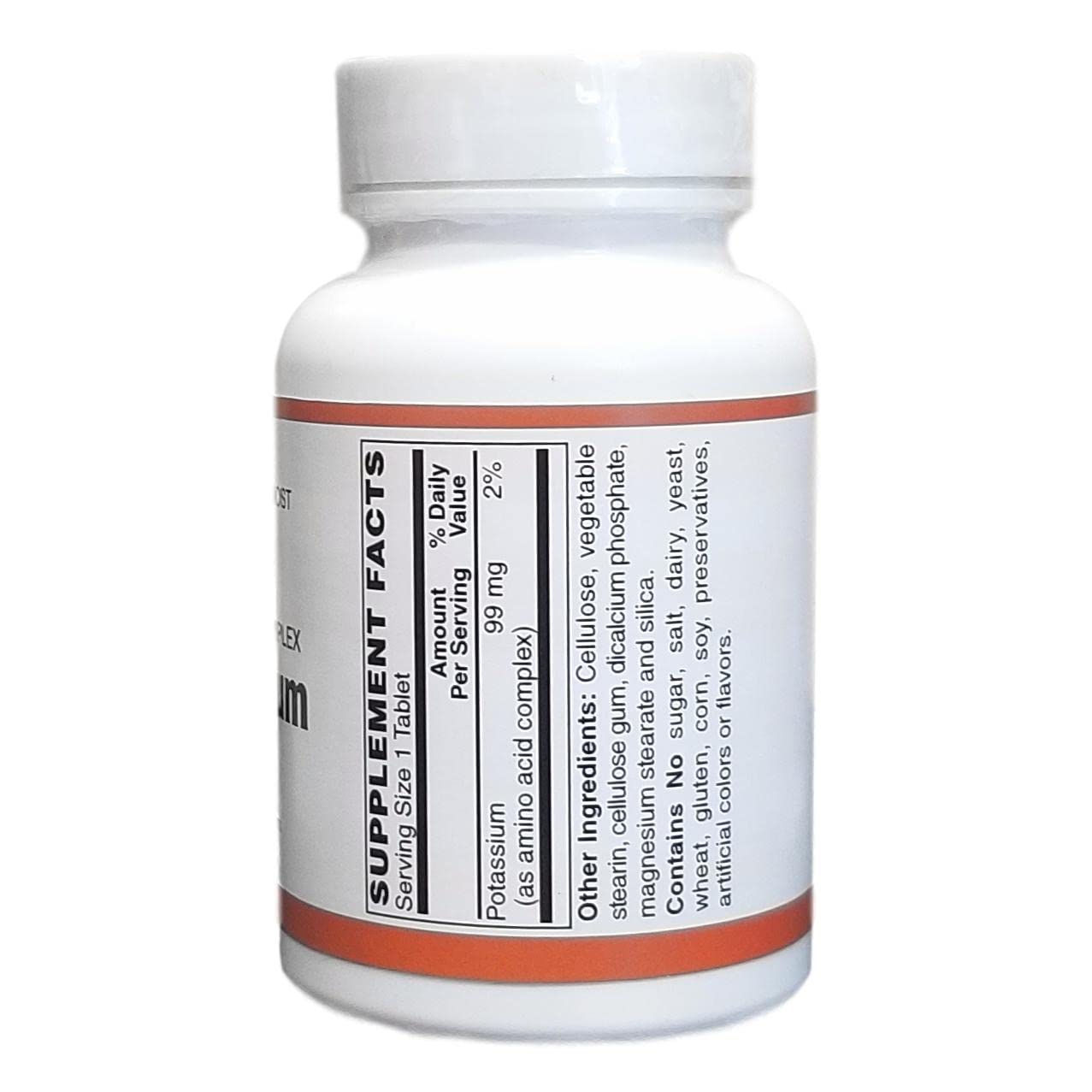 Holistic Health International, LLC Potassium 99mg Tablets, 100 Count