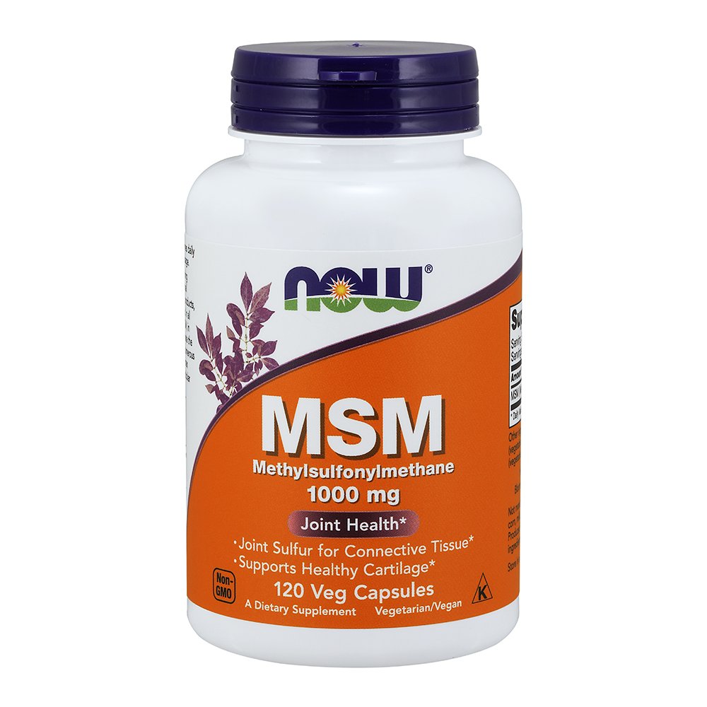 NOW Foods MSM 1000 mg, 120 Capsules