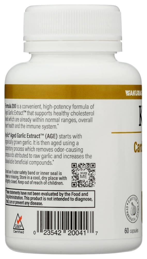Wakunaga Kyolic Reserve 600 mg Capsules, 60 Count
