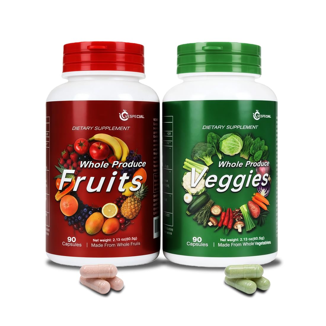 Vespecial Fruit and Veggies Supplement Capsule, 180 Capsules