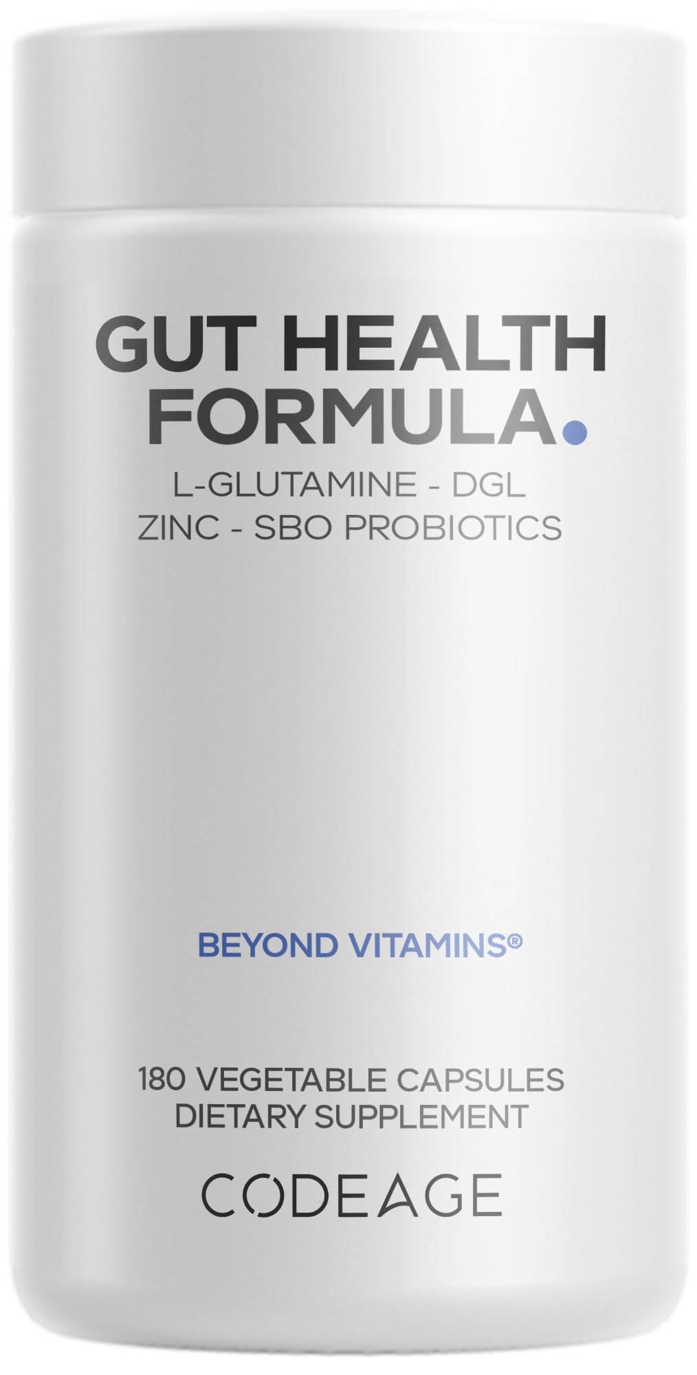 Codeage Gut Health Supplements Vegan Formula Capsule 180 Count