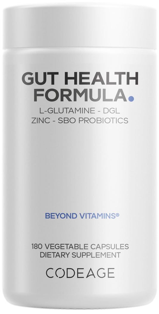 Codeage Gut Health Supplements Vegan Formula Capsule 180 Count