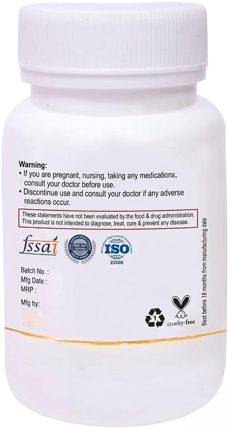 Generic Vitamin B12 with B1, B5, B6, B9 (Folic Acid), Alpha Lipoic Acid ALA & Inositol Supplements, 60 Tablets