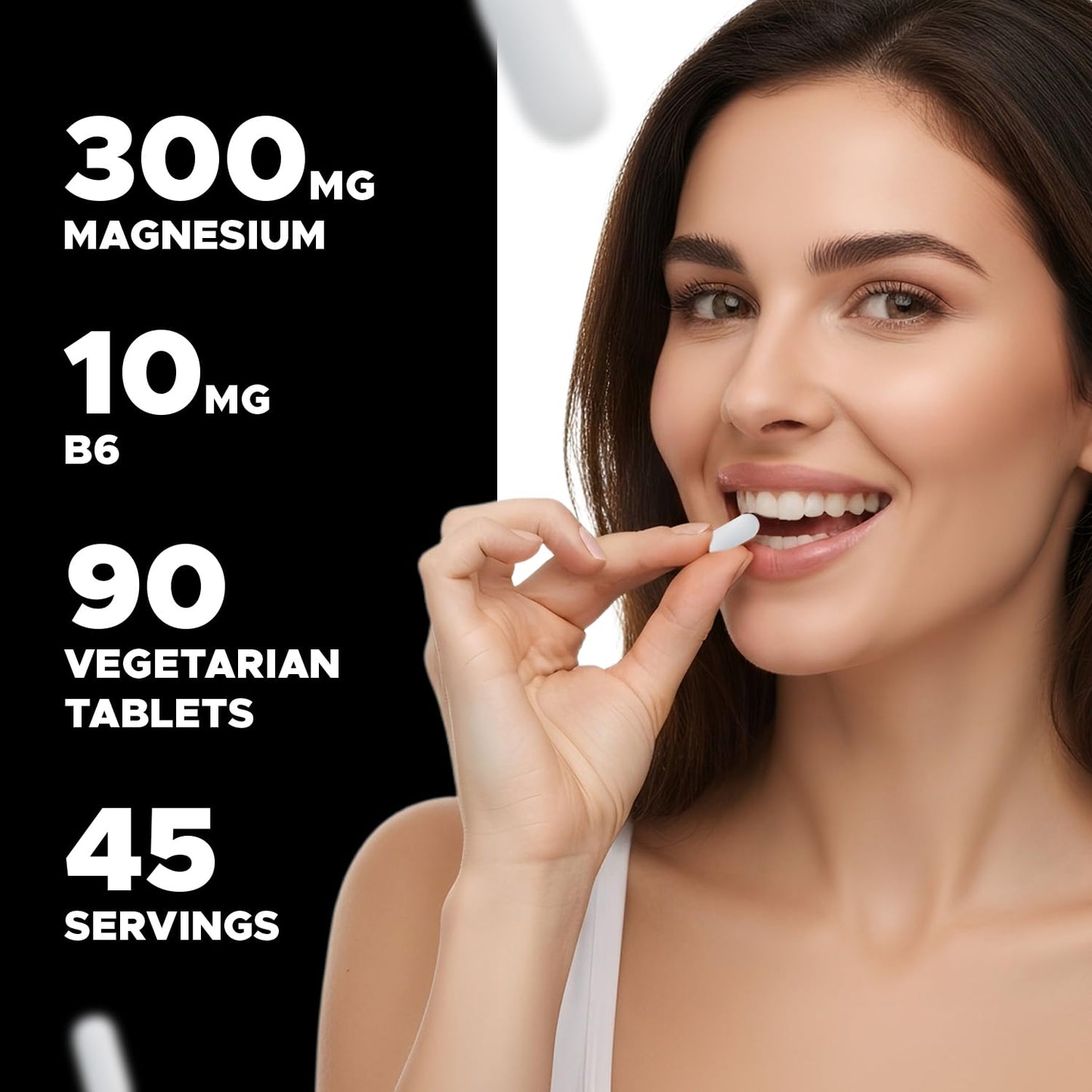 Vitabod Magnesium Glycinate 1000 mg Tablet, 180 Tablets