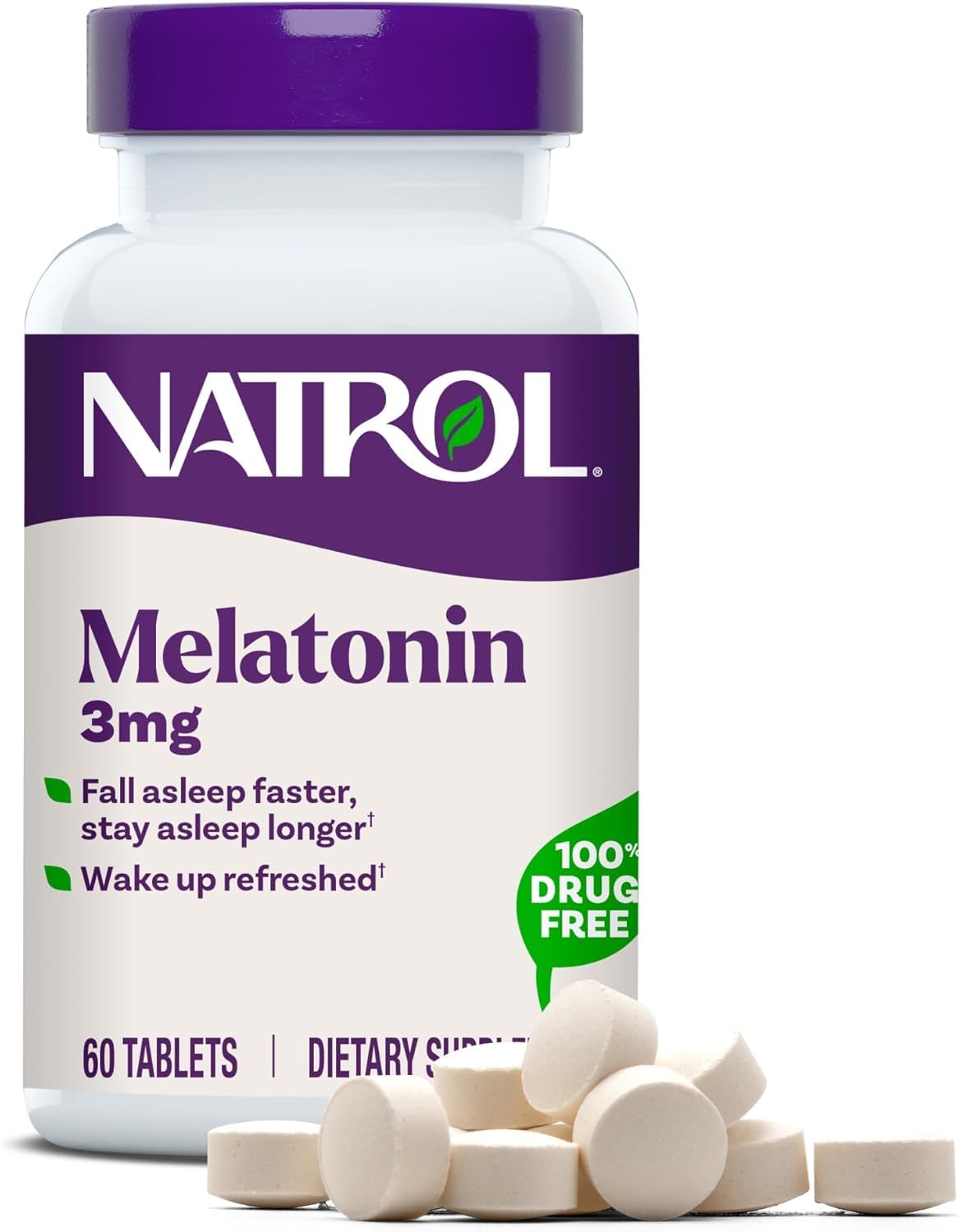 Natrol Melatonin 3 mg Tablet 60 Tablets