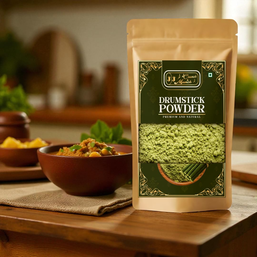 J J crunch N munch Drumstick Green Premium Natural Food Seasoning Powder 1.3 Pound (Pack of 1)