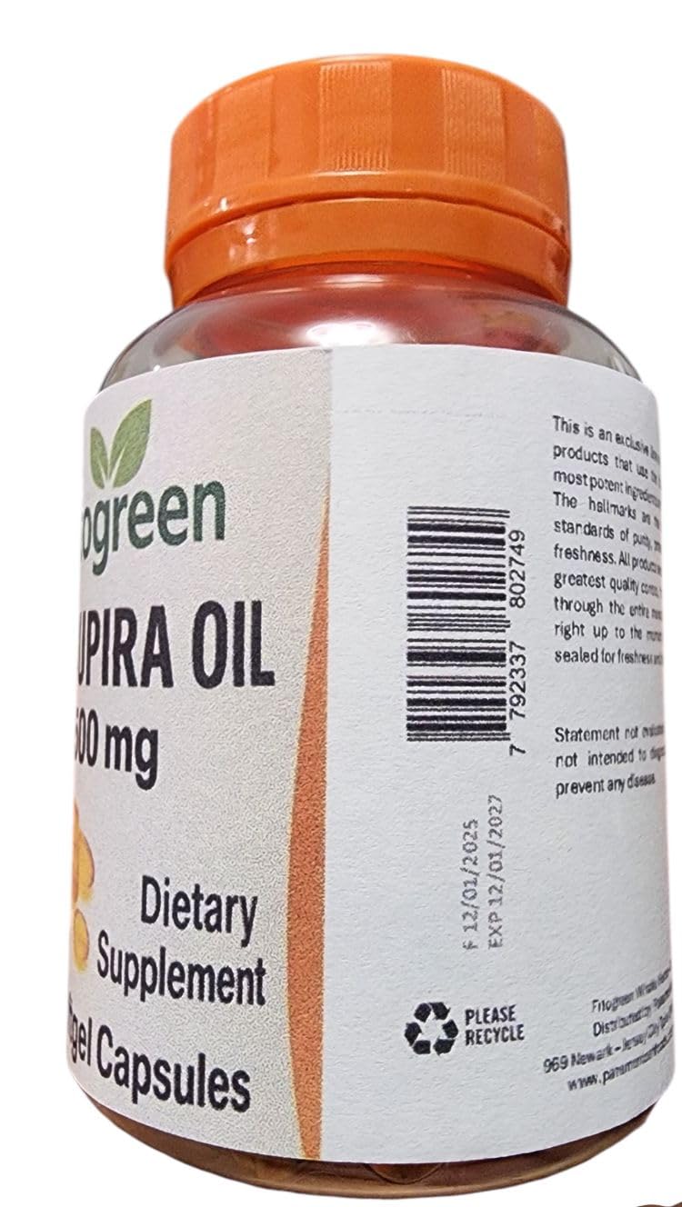 Fitogreen Sucupira Oil (Pterodon emarginatus) 500 Mg Capsules, 60 Count