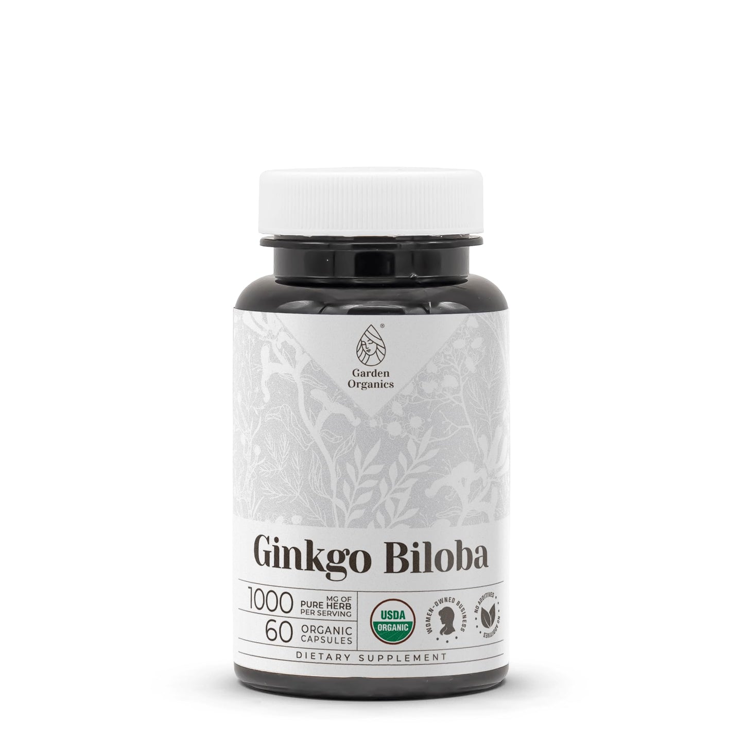 Garden Organics Ginkgo Biloba Capsules 60 Count