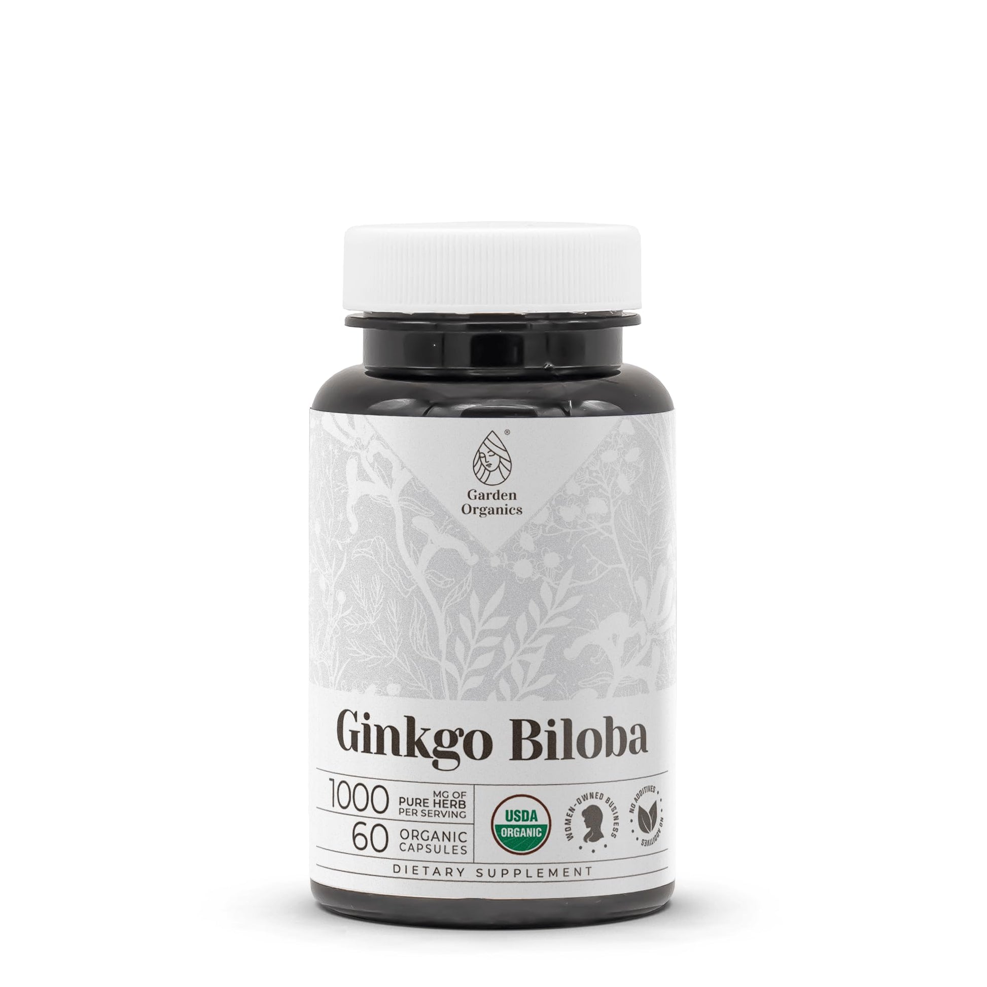Garden Organics Ginkgo Biloba Capsules 60 Count