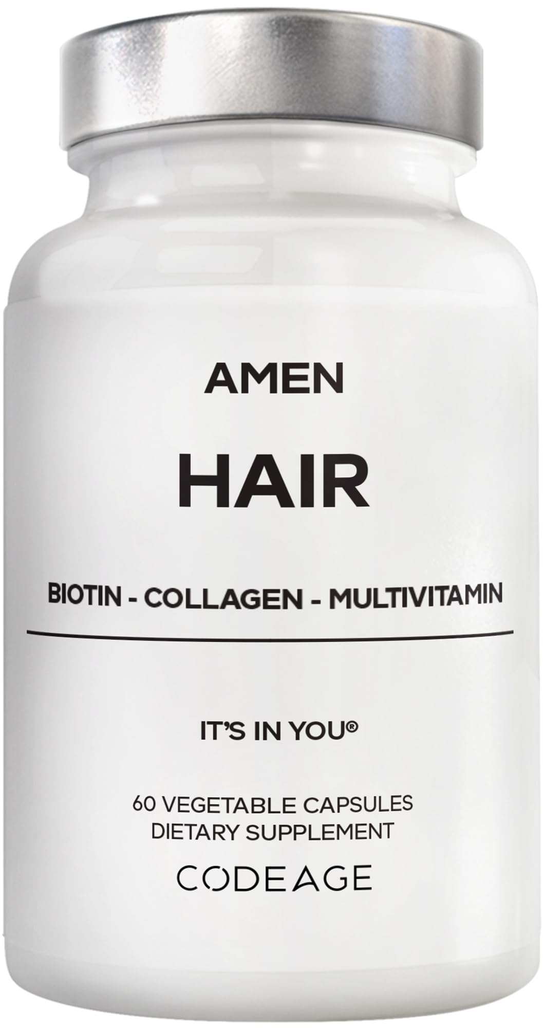 Amen Hair Vitamins Capsules, 60 Capsules