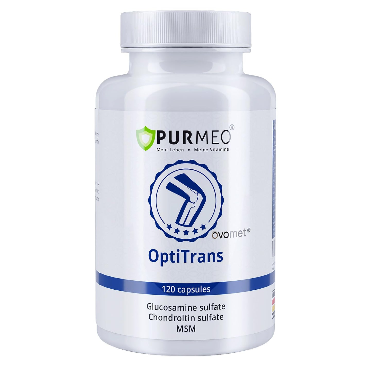 Purmeo Glucosamine Chondroitin MSM Capsules, 120 Count