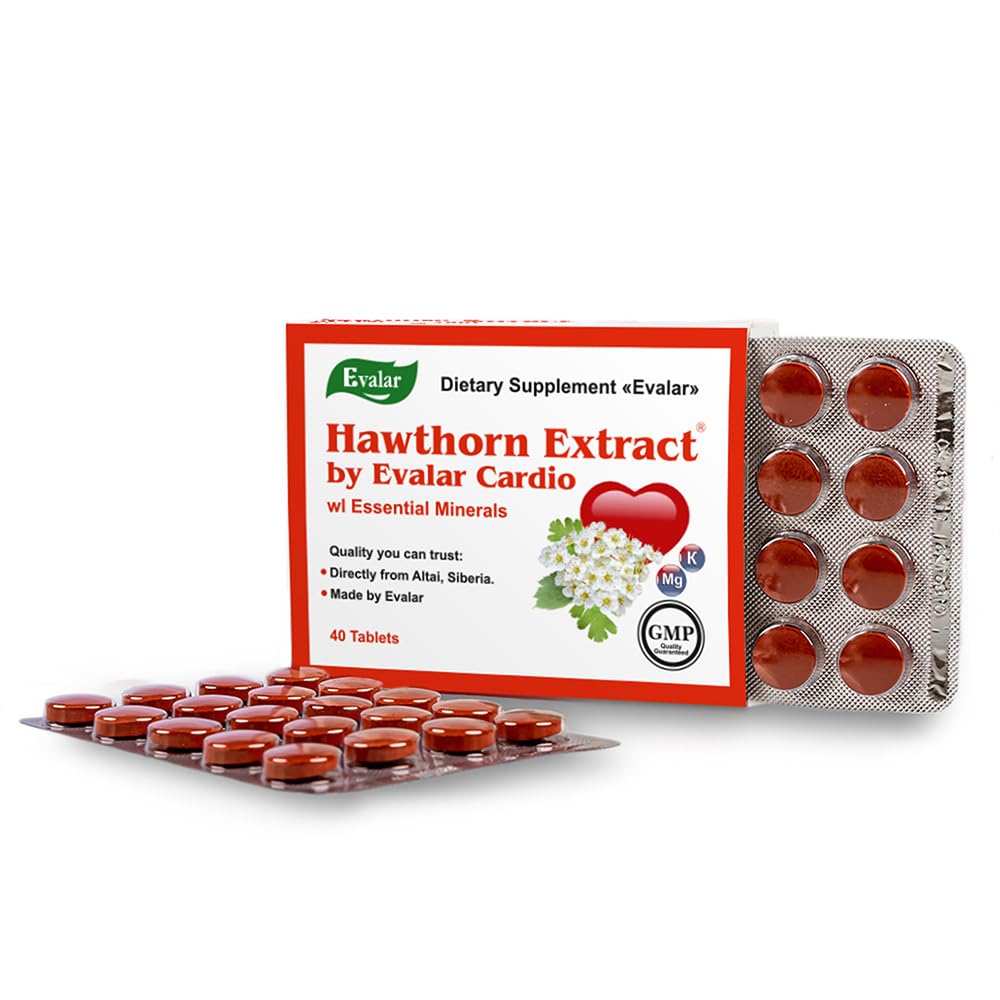 Evalar Hawthorn Cardio Tablets, 40 Count
