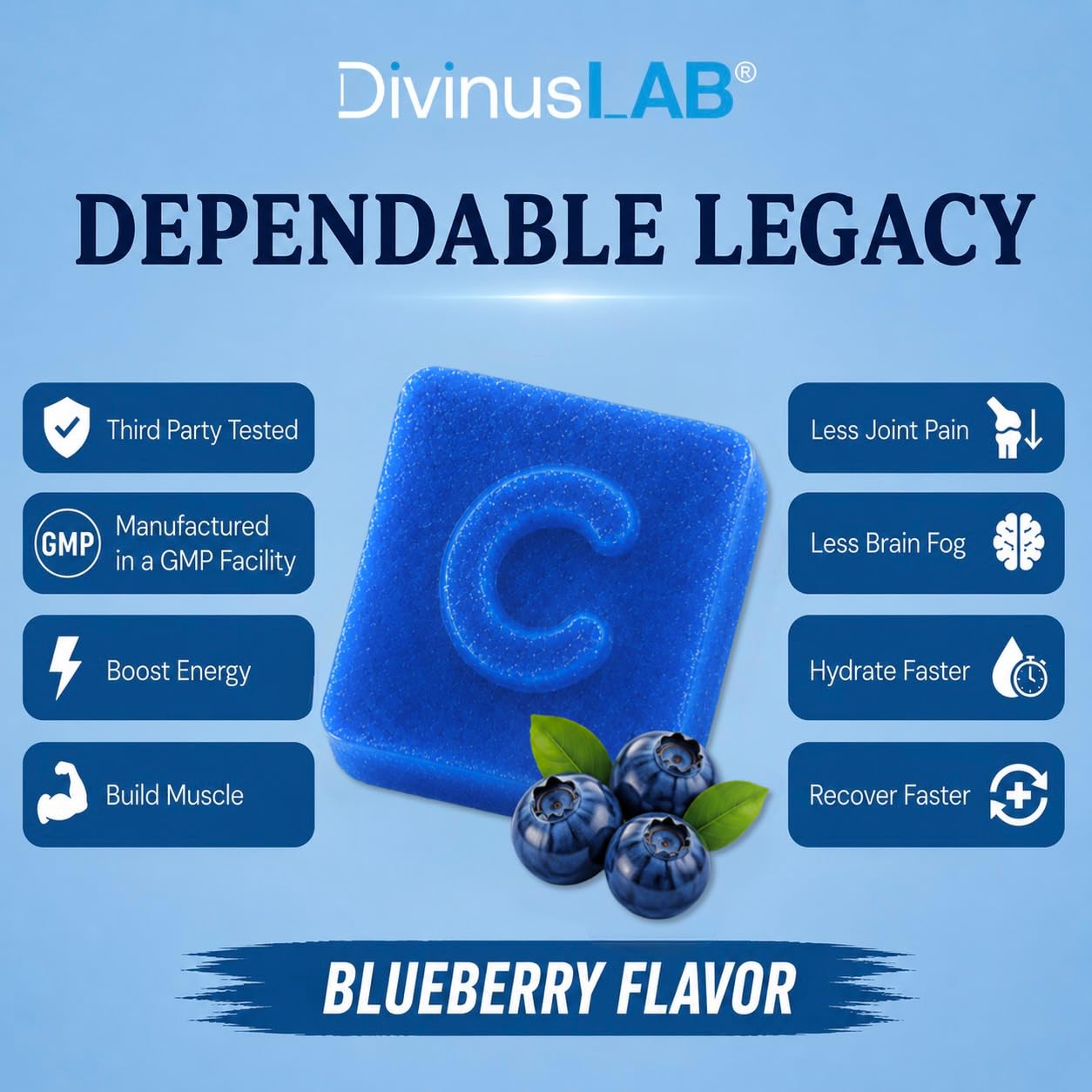 DivinusLab Creatine Monohydrate Gummies 120 Count
