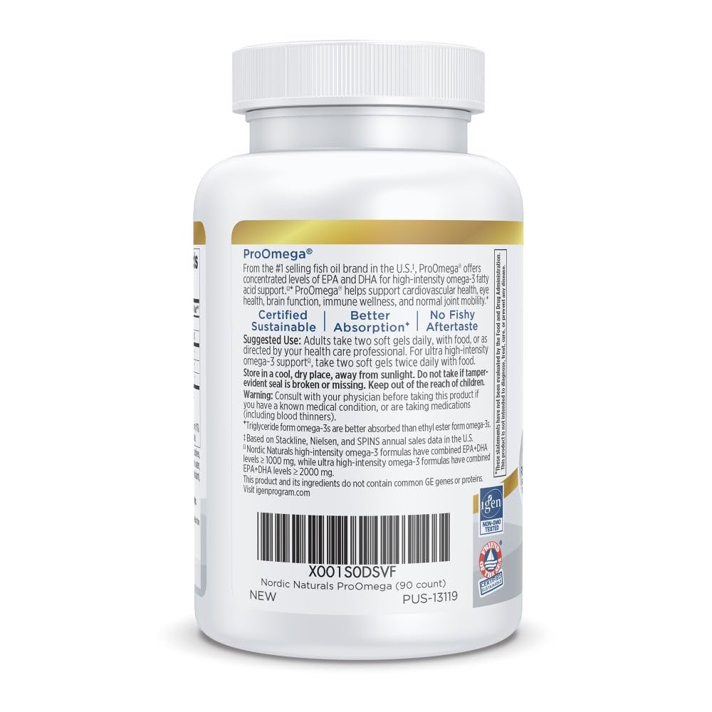 Nordic Naturals ProOmega Soft Gels 90