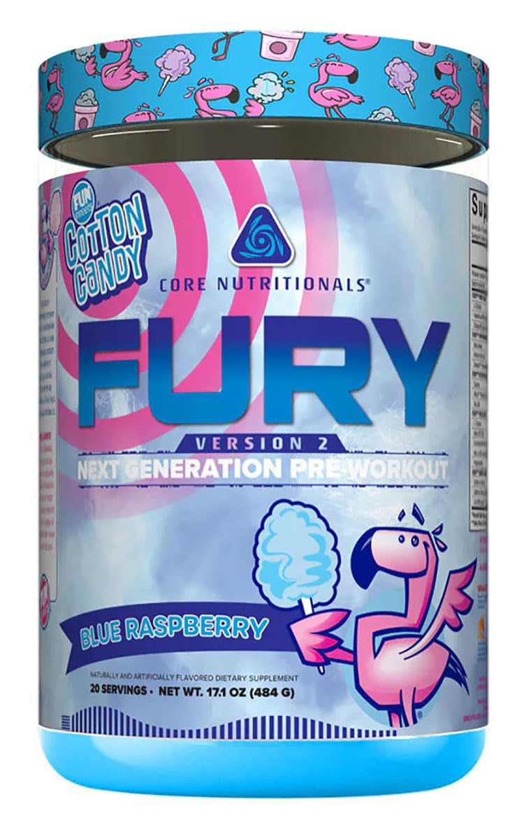 Core Nutritionals Fury V2 Pre-Workout Powder, 16