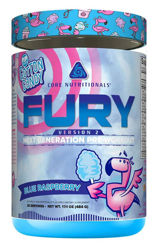 Core Nutritionals Fury V2 Pre-Workout Powder, 16