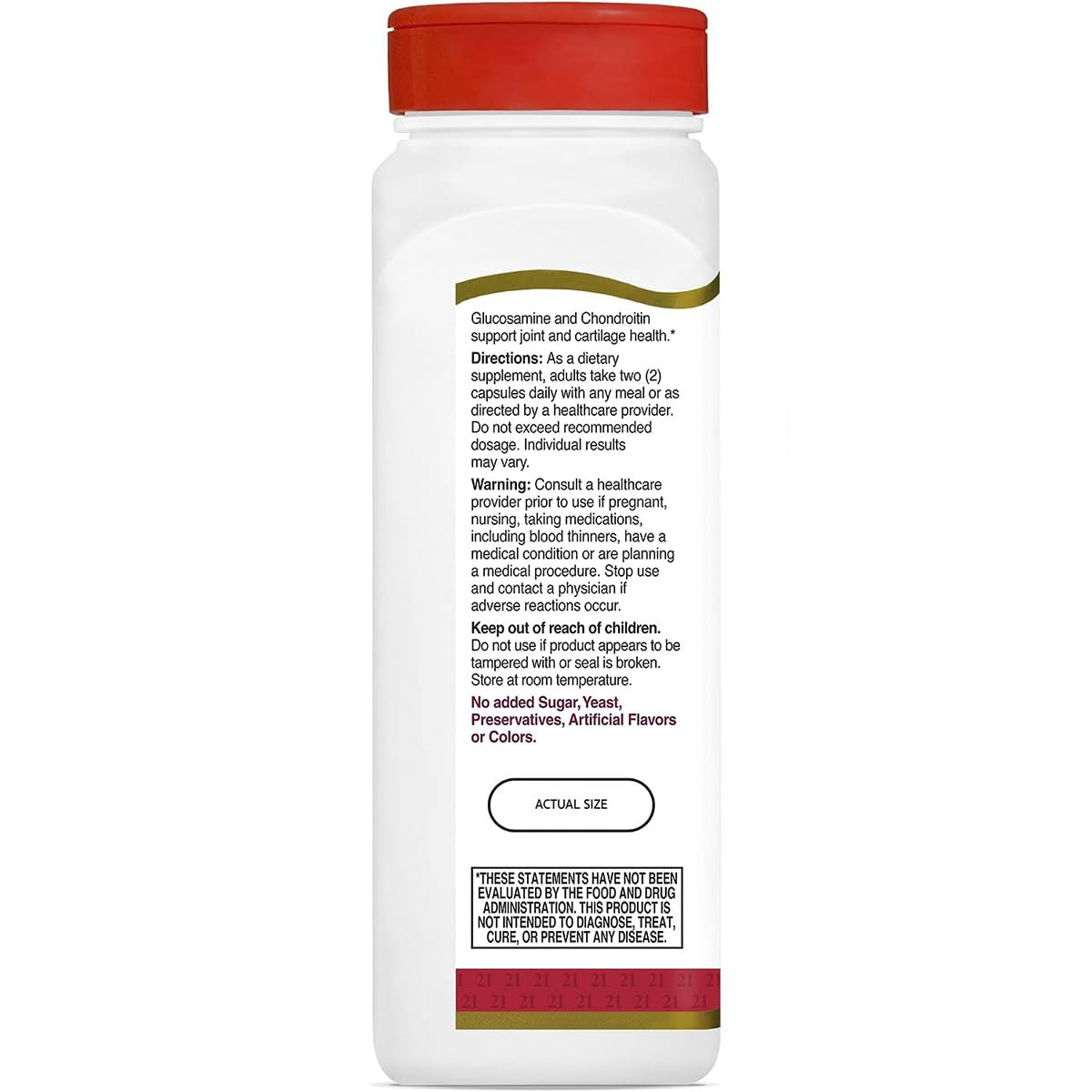 21st Century Glucosamine Relief Original Formula Capsules 200