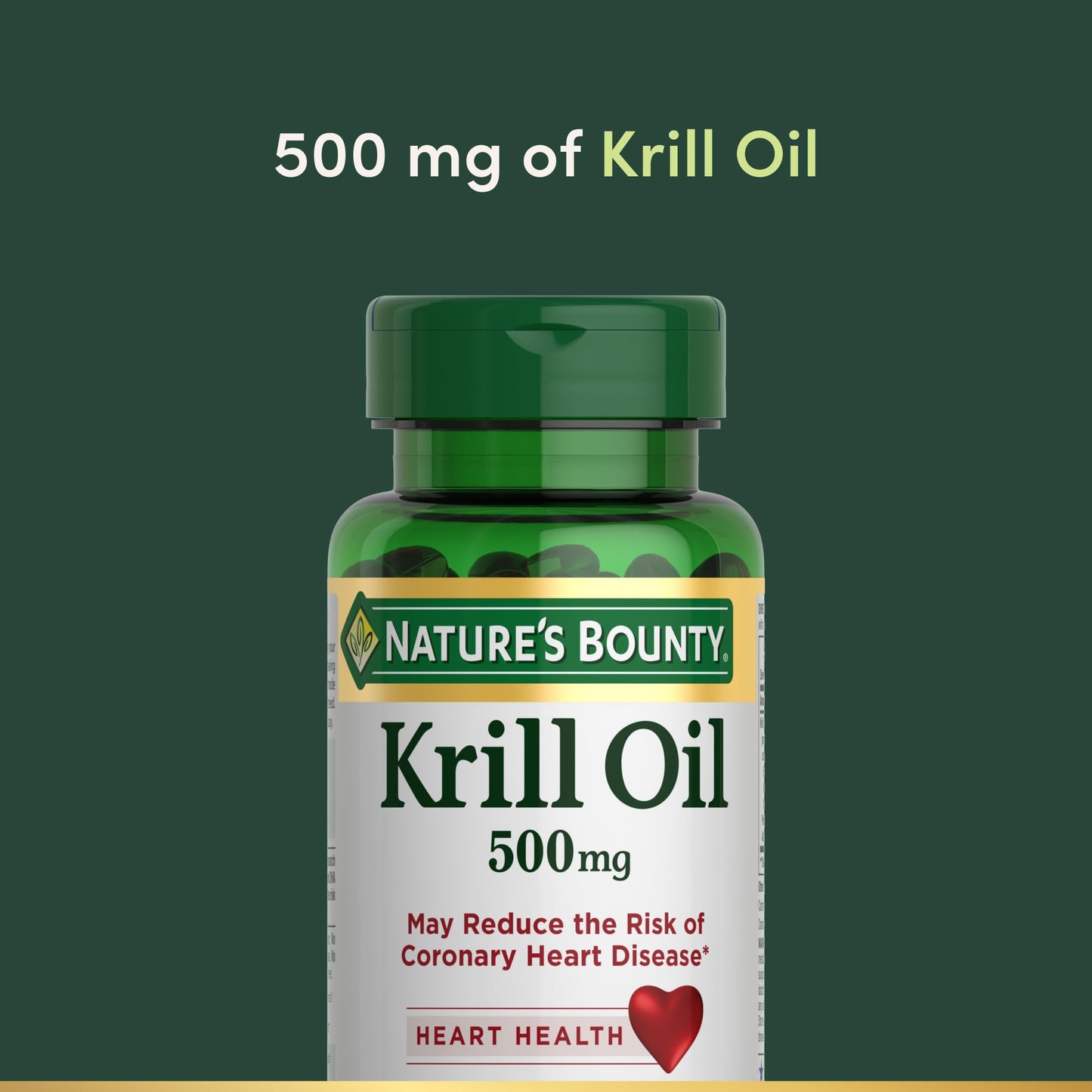 Nature's Bounty Krill Oil Softgel, 500mg, 30 Count