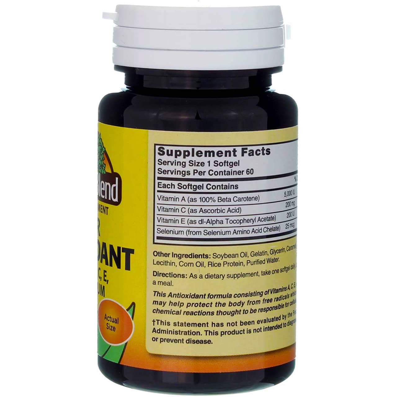 Nature's Blend Super Antioxidant Aces Softgels 60