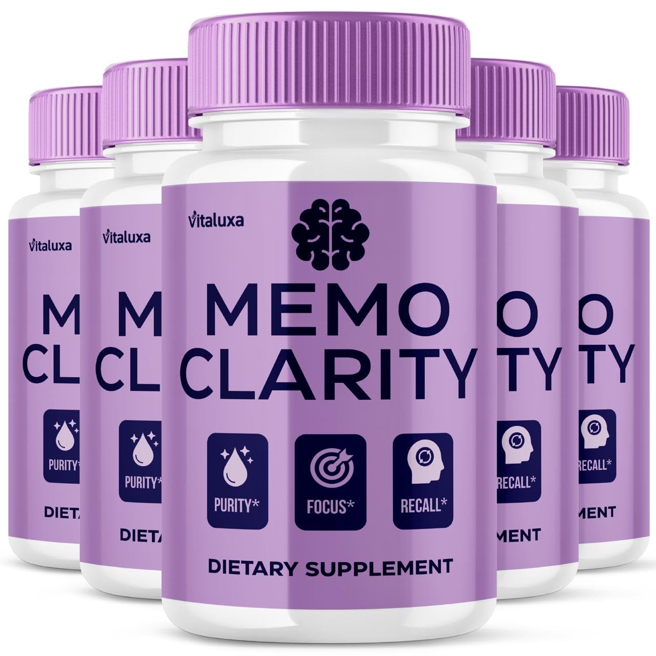 Vitaluxa Memo Clarity Capsules, 300 Count