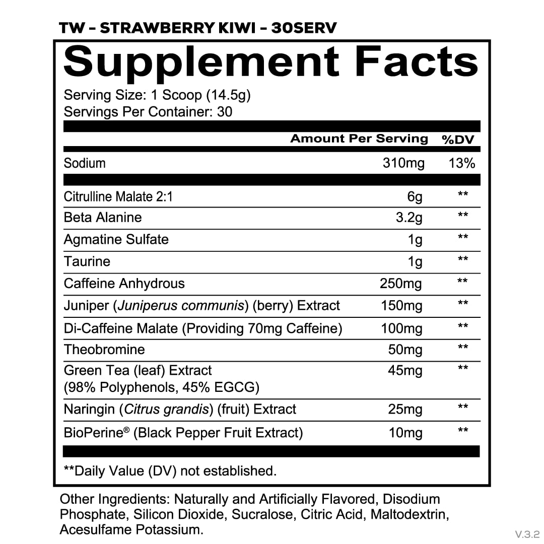 REDCON1 Total War Pre Workout Powder 30 Servings
