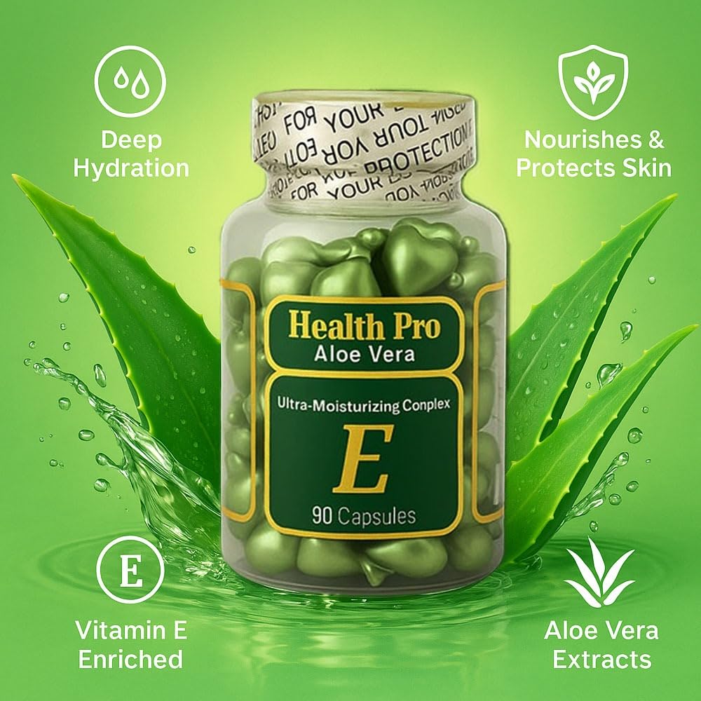 Nu-Health Vitamin E Oil Capsules for Skin, 90 Count