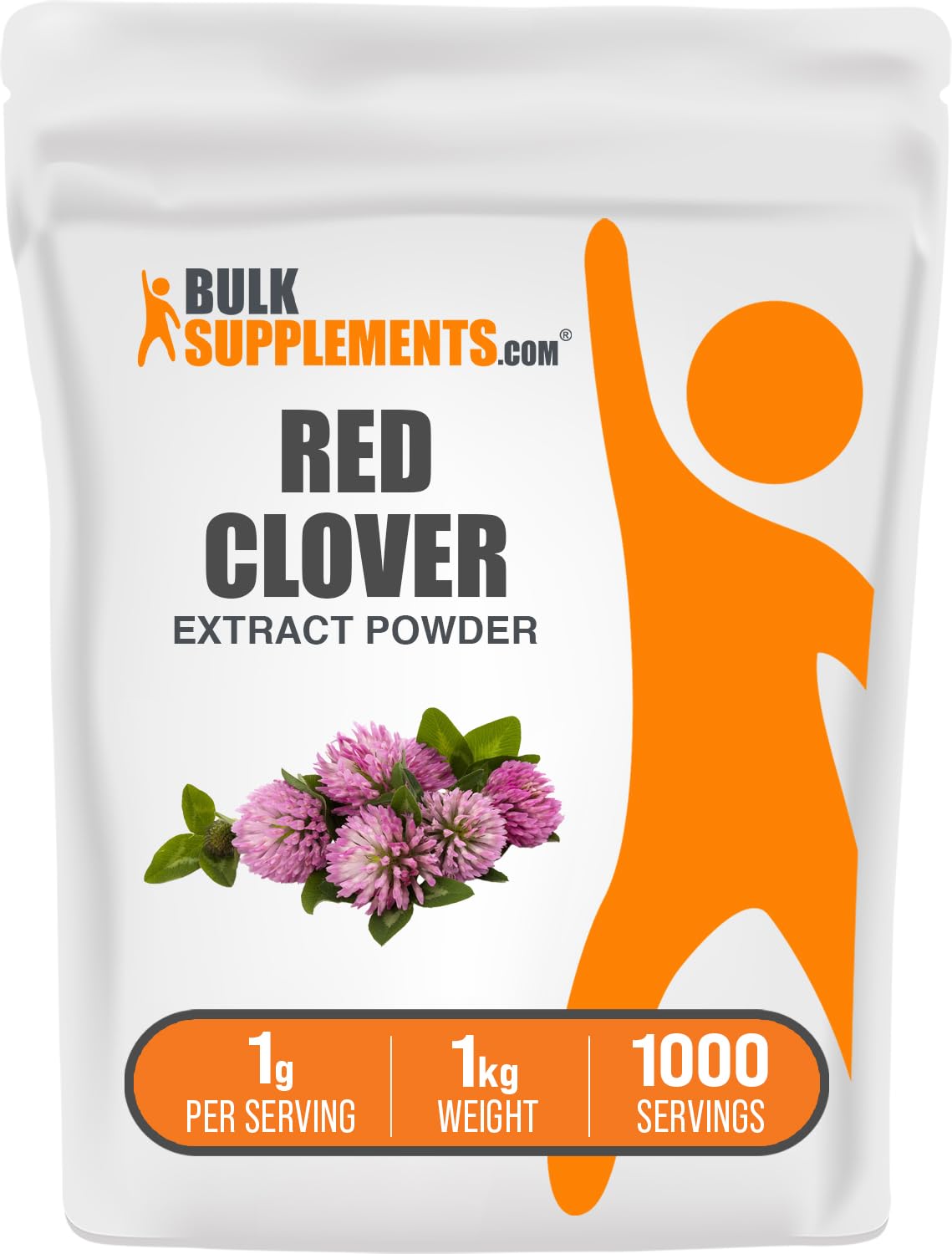 BulkSupplements Red Clover Extract Powder 35.27 Ounces