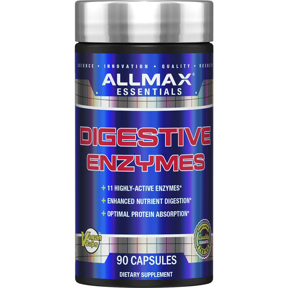ALLMAX Digestive Enzymes Capsules, 90 Capsules