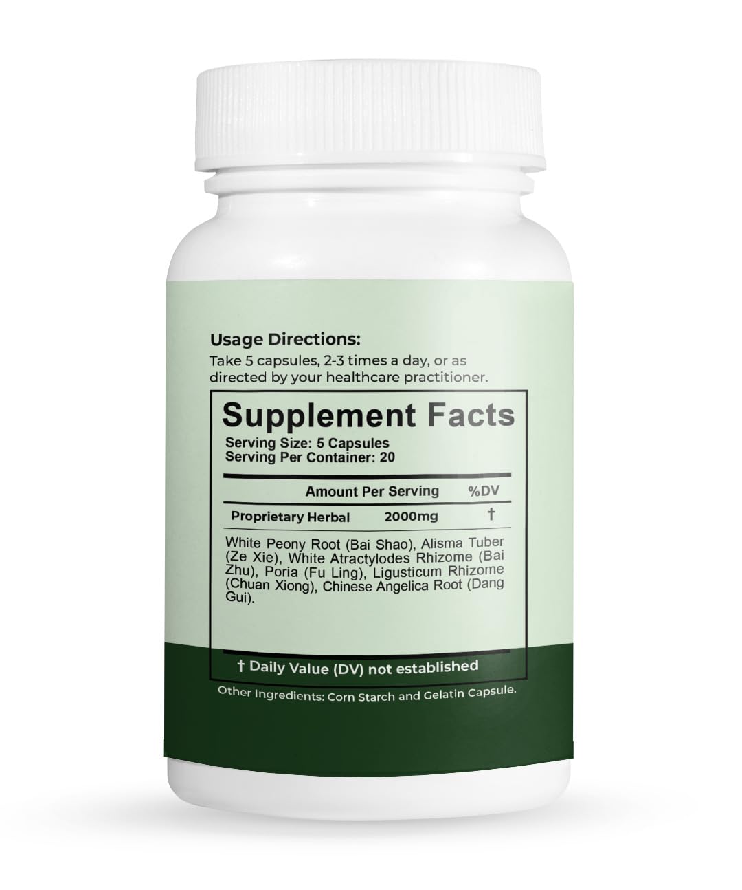 ZenithHerb Dang GUI Shao Yao San Capsules, 100 Capsules