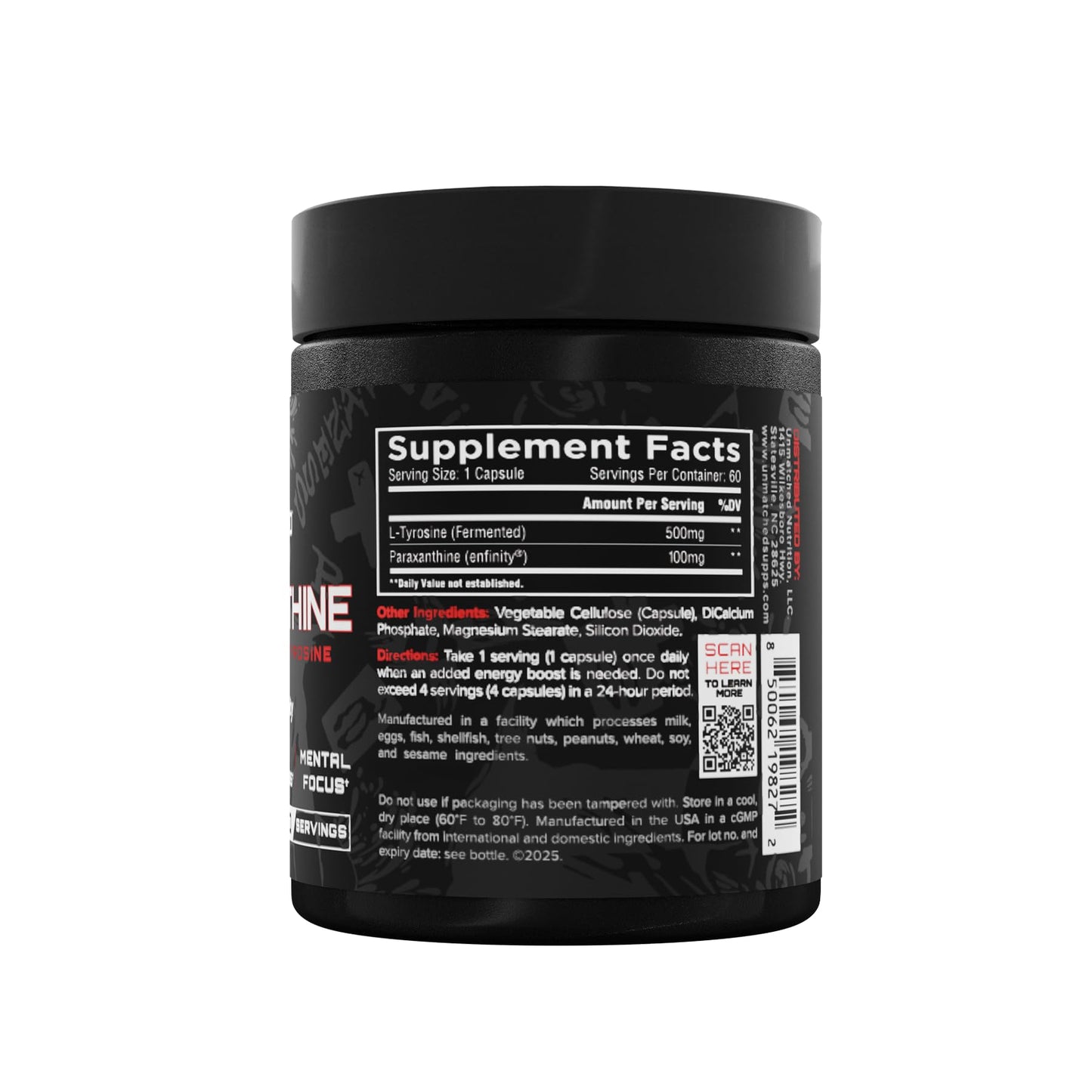 Unmatched Paraxanthine with Fermented L-Tyrosine 60 Capsules